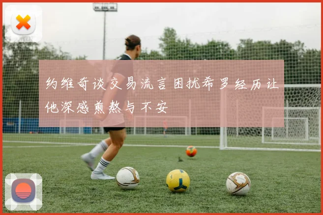 约维奇谈交易流言困扰希罗经历让他深感煎熬与不安